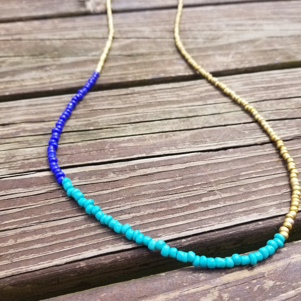 Handmade bead necklace
